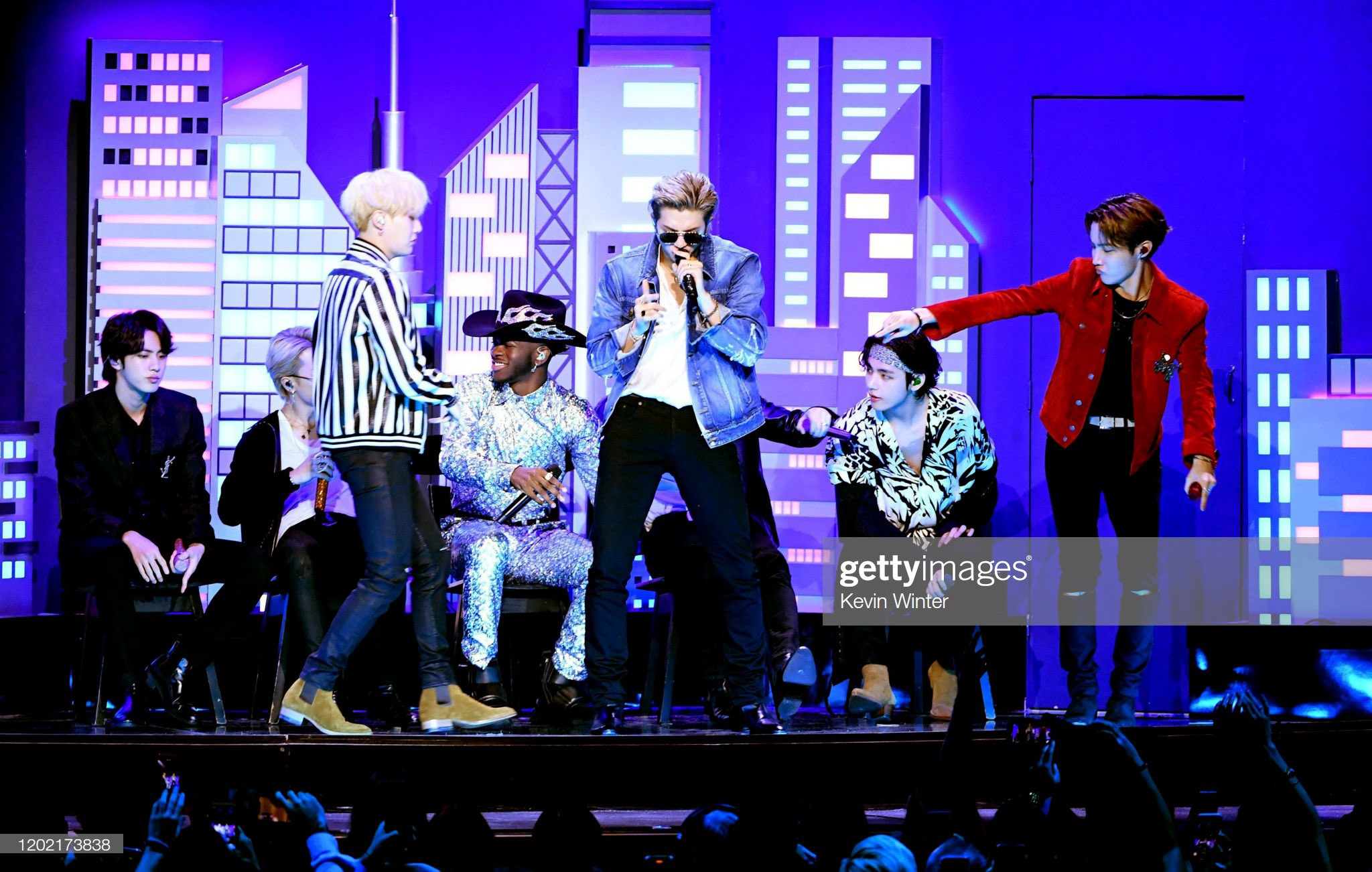 BTS Grammy 2020 Performance: Namjoon, Hobi and Kim Taehyung Trend Following  'Seoul Town Road' Performance With Lil Nas X