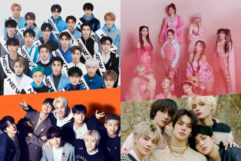 NCT, TWICE, BTS, TXT, SEVENTEEN, ITZY, BLACKPINK Ve ENHYPEN; Billboard ...